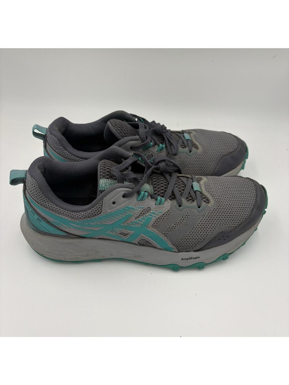 Asics Gel-Sonoma 3 Women’s Size 10 Gray Blue Athletic Running Sneakers Used